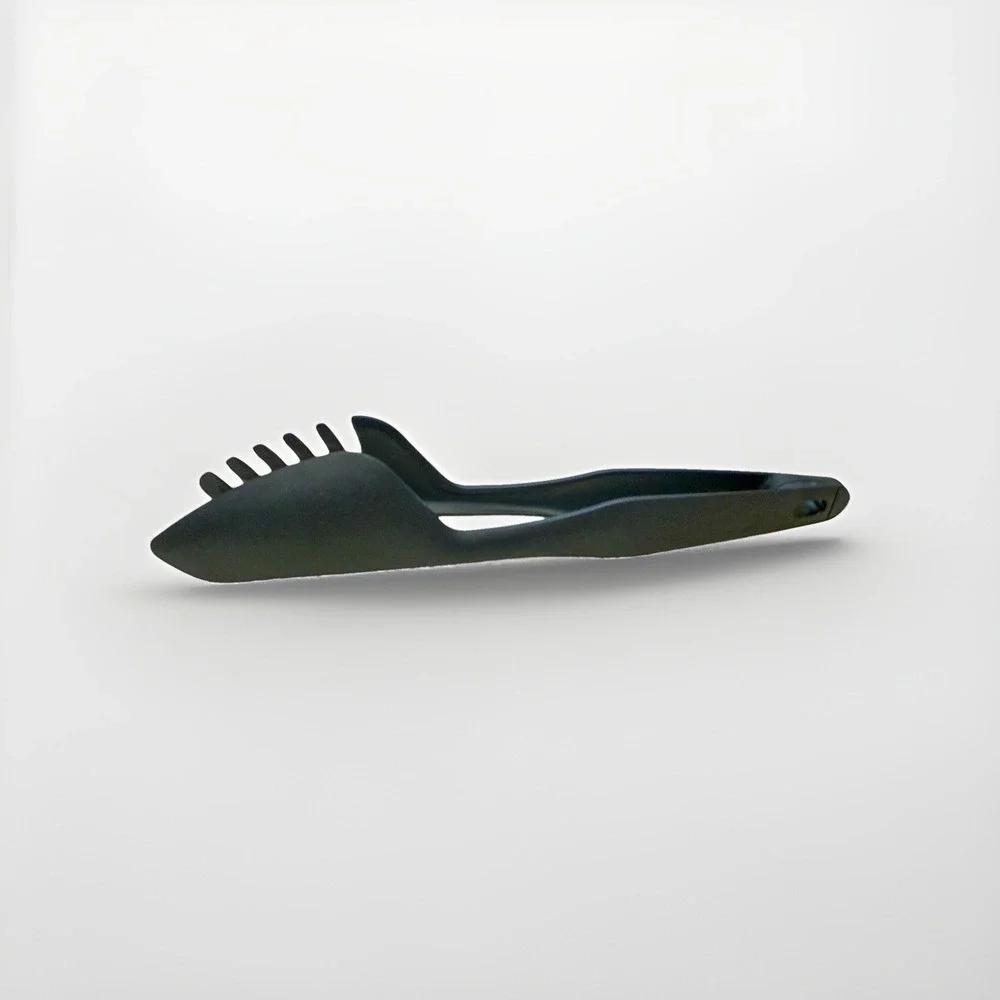 Tupperware Black Pasta Server and Spatula Set, Clip Together